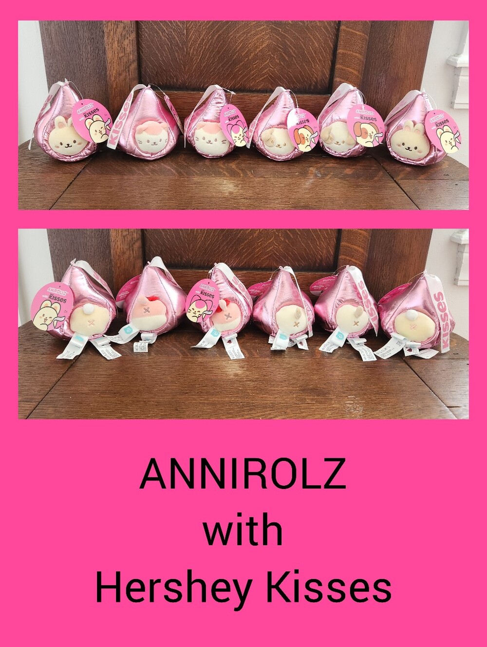 ANIROLLZ with Hershey Kisses  *NWT*